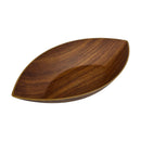 Evelin Large Plastic Bowl With Wooden Finish - 36 cm - Made In Turkey