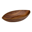 وعاء بلاستيكي كبير للزينة من إيفلين بتصميم خشبي - 41 سم - صنع في تركيا