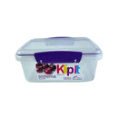 Sistema 1L Rectangular Food Storage Container With Secure Locking Lid | Cupindy