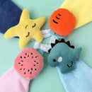 Playful cartoon hanging towels, great for bathrooms, kitchens, or kids' rooms | Cupindy