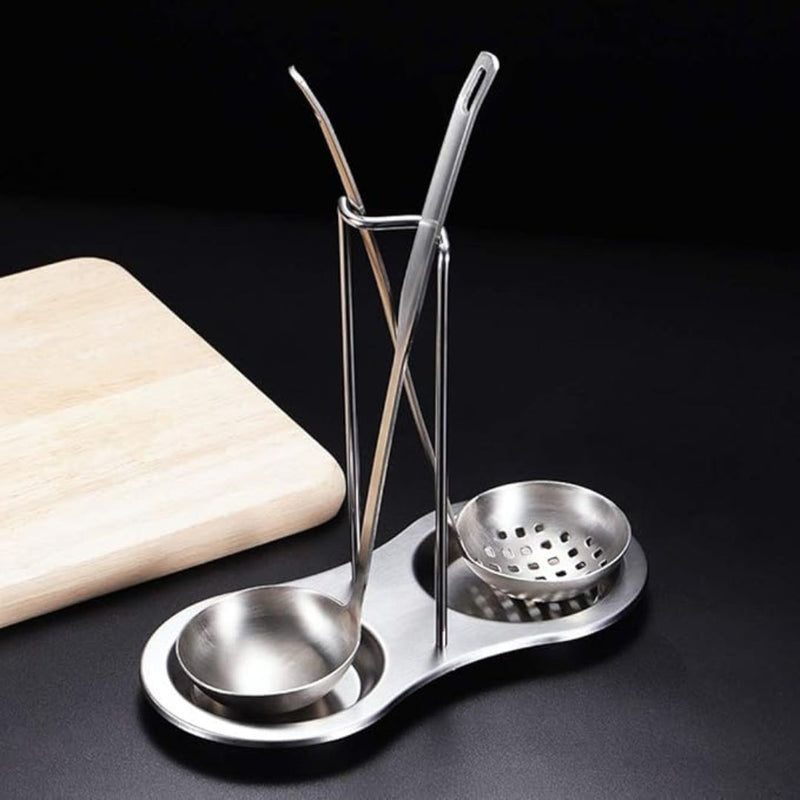Pot Lid and Spoon Support Stand – Multipurpose Cooking Organizer | Cupindy