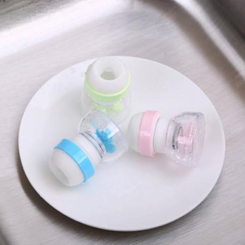 Flexible Faucet Extender With Fan – 360° Rotating Tap Nozzle Splash Filter For Kitchen & Sink