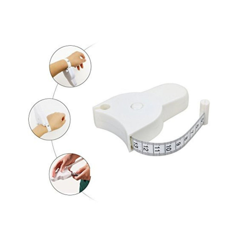 Body fat tracking tape used to monitor weight loss progress