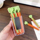 Plastic food bag clips with strong sealing grip