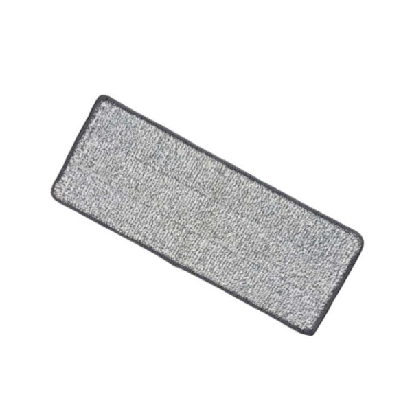 Microfiber flat mop replacement pad for wet and dry floor cleaning