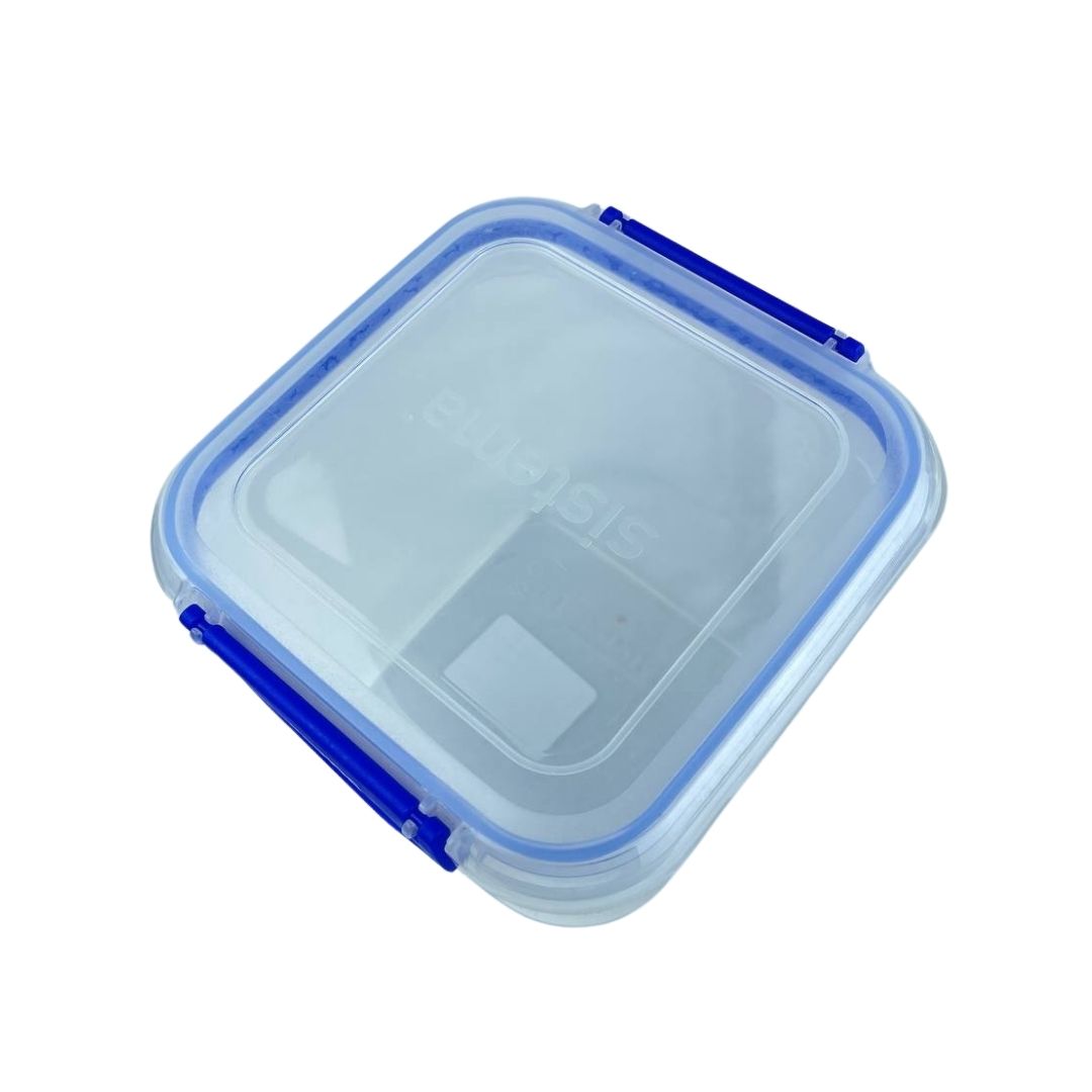 Sistema 2.2L Square Food Storage Container With Secure Locking Clips | Cupindy