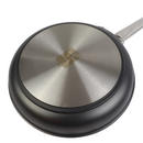 Risoli - INDUCTION FRYING PAN BLACKPLUS 18/10 RIVETED STEEL HANDLE - 24 cm