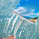 Flexible squeegee with 360° handle for smooth and easy glass cleaning – cupindy