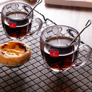 Blinkmax 185ml Glass Mug Set Of 6 - Elegant And Durable Design For Hot And Cold Beverages