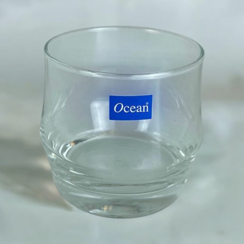 Ocean Glassware Set Of 6 With Scirocco Rock Design – Durable And Elegant 340ml Capacity For Whiskey And Cocktails