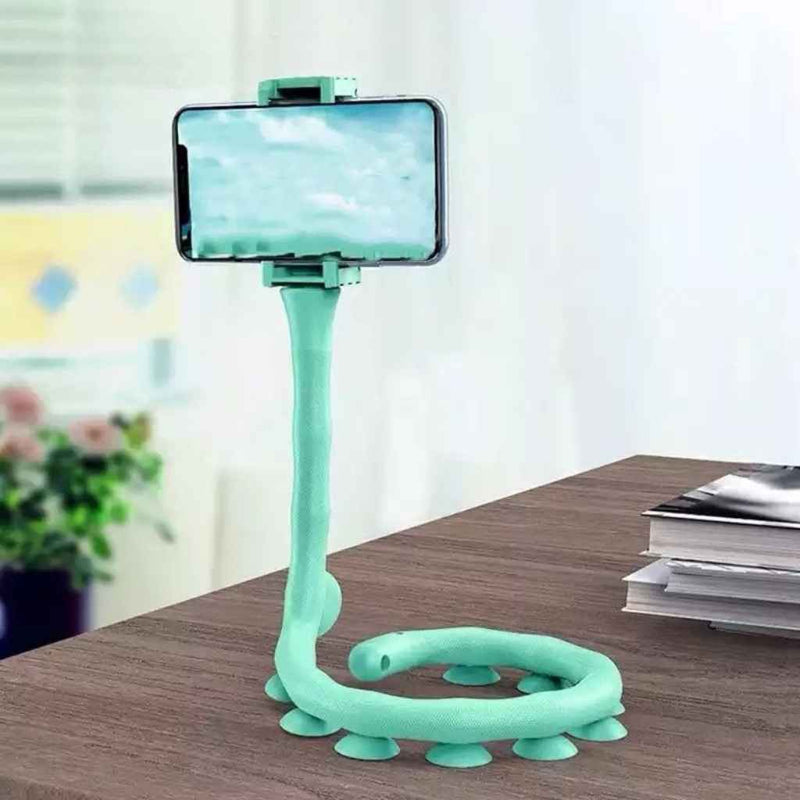 Flexible silicone phone holder stand for desk or table