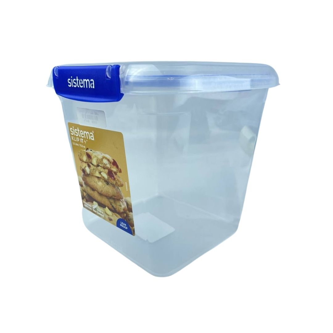 Large Plastic Kitchen Storage Box 2.2L Microwave And Freezer Safe | Cupindy