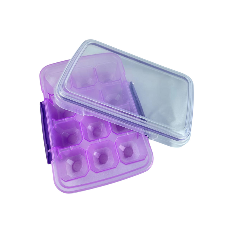 Sistema tray for diamond-shaped ice cubes with secure lid | Cupindy