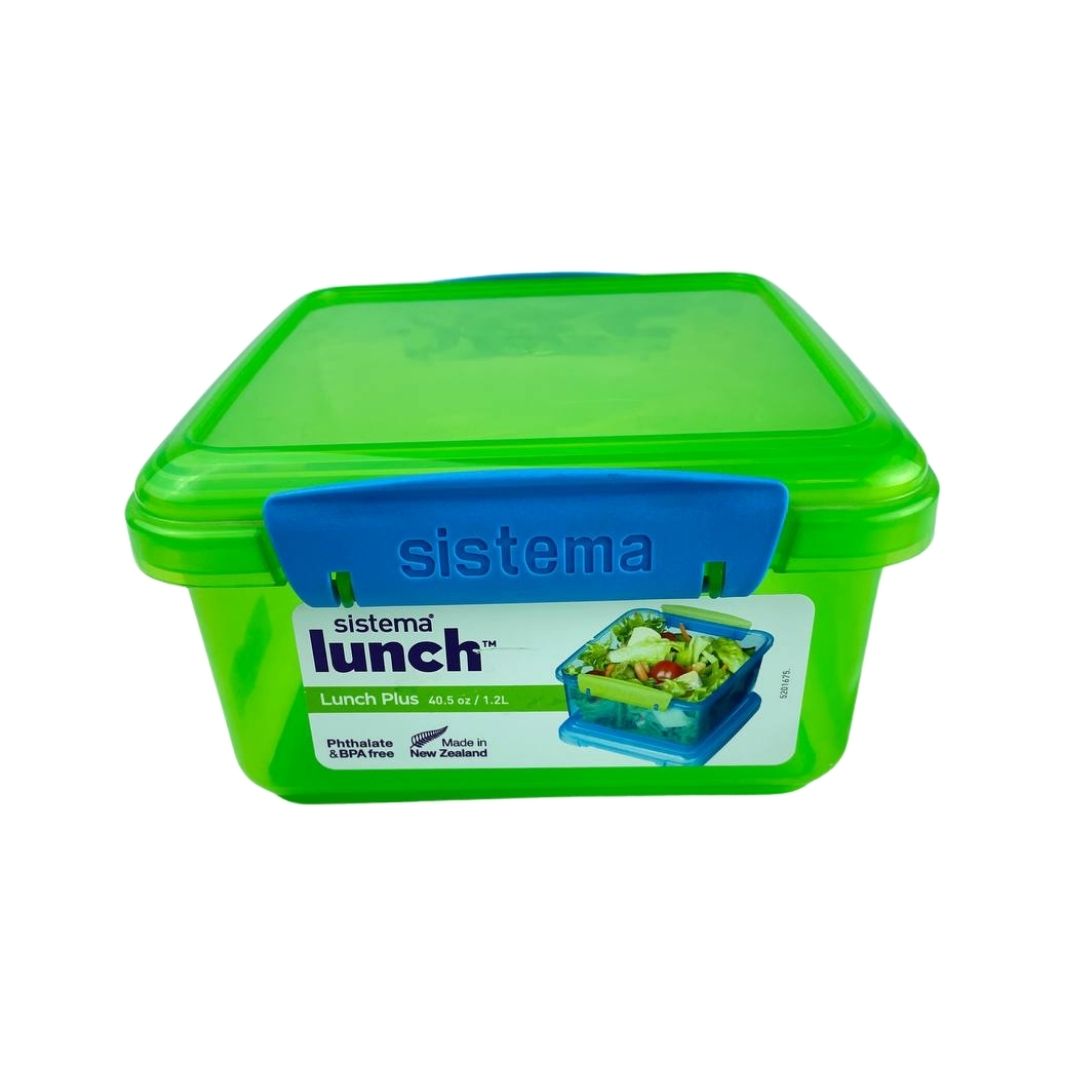 Sistema Lunch Plus 1.2L Food Storage Box With Secure Locking Clips | Cupindy