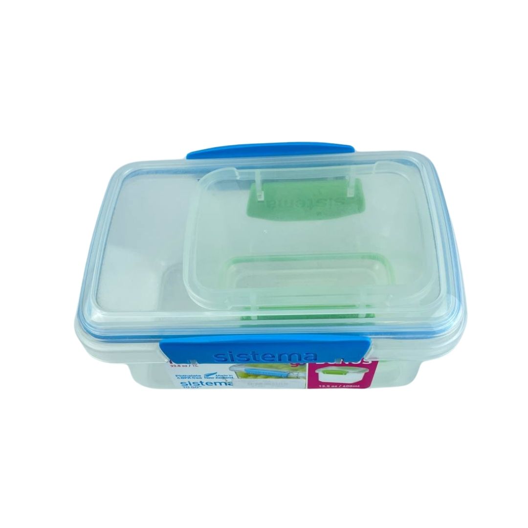 Dual-Compartment Sistema Lunch Box For Organized Meals | Cupindy