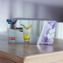 مجموعة أكواب زجاجية اوشن سينتيك هاي بول – تصميم شفاف أنيق بسعة 370 مل (6 قطع)