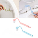 Deep Cleaning Corner Brush Set of 2 – Long Handle Plastic Scrubber for Tight Spaces