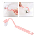 Deep Cleaning Corner Brush Set of 2 – Long Handle Plastic Scrubber for Tight Spaces
