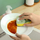 Kitchen cleaning sponge with cartoon design