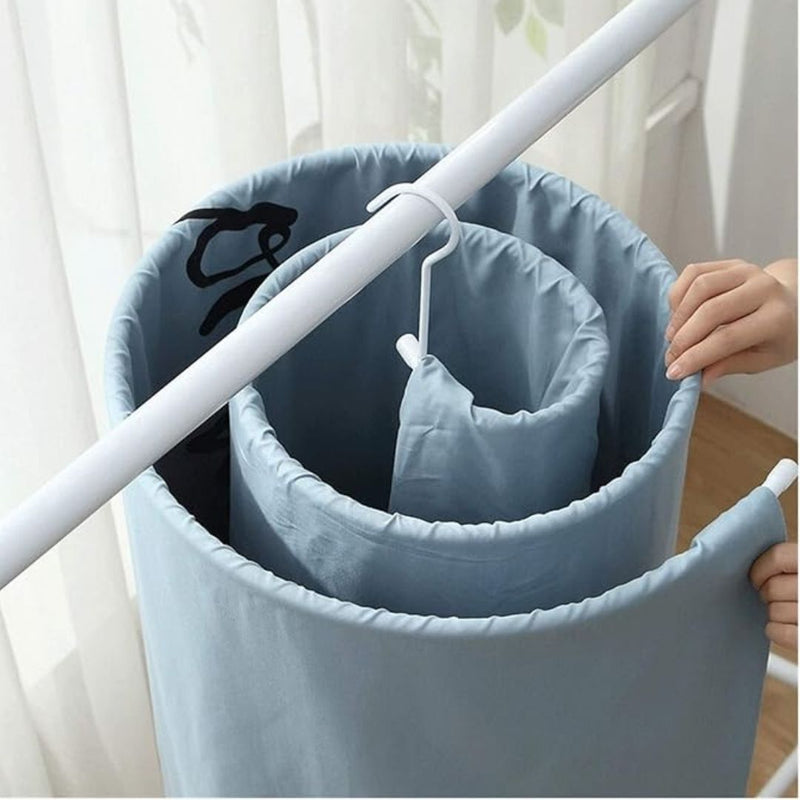 Spiral Hanger for Large Fabrics – Space-Saving Organizer for Drying Curtains, Quilts, and Bed Sheets | Cupindy