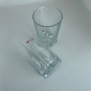 مجموعة أكواب زجاجية باشابتشي كارات – تصميم شفاف أنيق بسعة 243 مل (6 قطع)