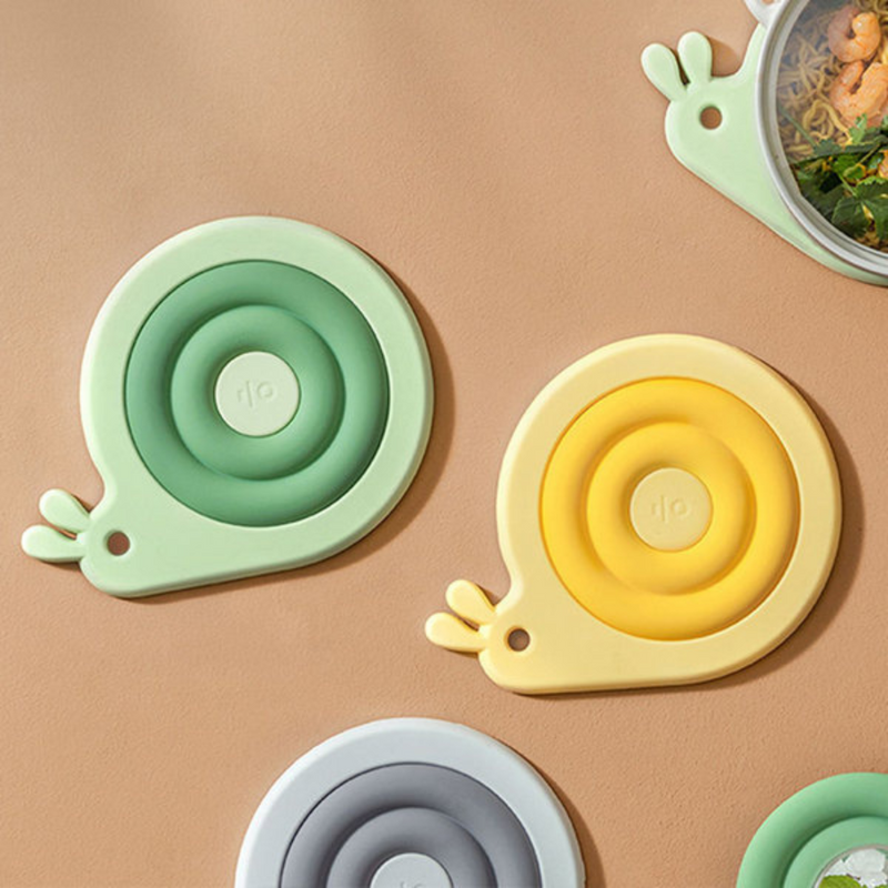 1 Piece - Snail-Shaped Silicone Pot Holder And Coaster - Heat-Resistant, Non-Slip, And Stylish Design