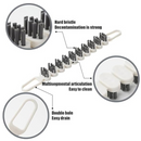 Flexible Multi-Segment Cleaning Brush with Hard Bristles – Ideal for Deep Cleaning Faucets, Pipes, and Edges – Rust and Grime Remover – Durable & Easy Drain Design – Cupindy