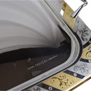 Tresors Italian Stainless Steel 18/10 Gold-Plated Serving Tray With Handles | Length 46 Cm