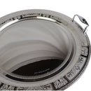 صينية تقديم إيطالية دائرية تريسورز من ستانلس ستيل بمقابض | عرض 48 سم | رمز 51386