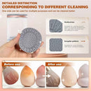 Electric makeup tool washer with detachable silicone cleaning pad | Cupindy