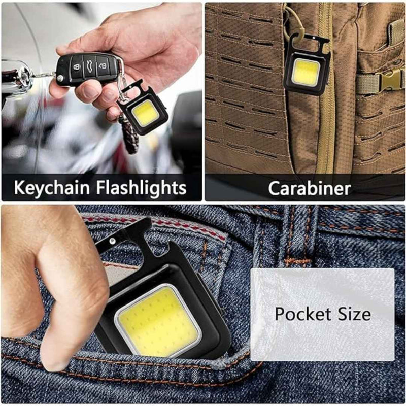 Pocket-sized rechargeable light with LED COB and Type-C port – cupindy