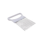 Kitchen onion holder with anti-slip handle for safe cutting | Cupindy