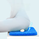 Flexible Egg Sitter cushion placed on a wooden chair | Cupindy