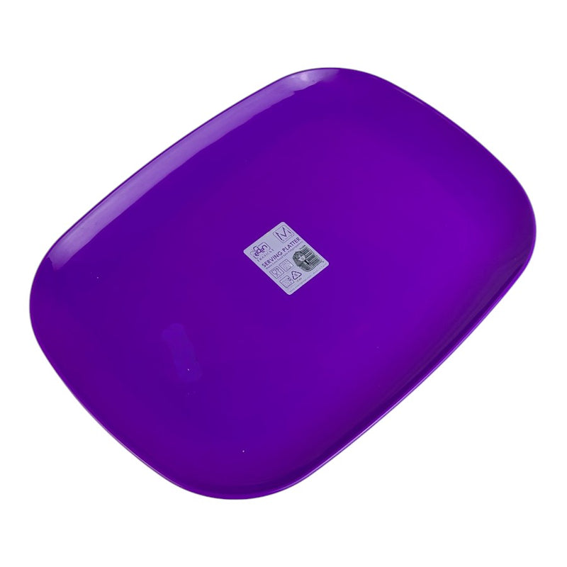 M Design Rectangular Serving Plate - 36 cm, Durable and Lightweight, Sold as 1 Piece for Selective Colors