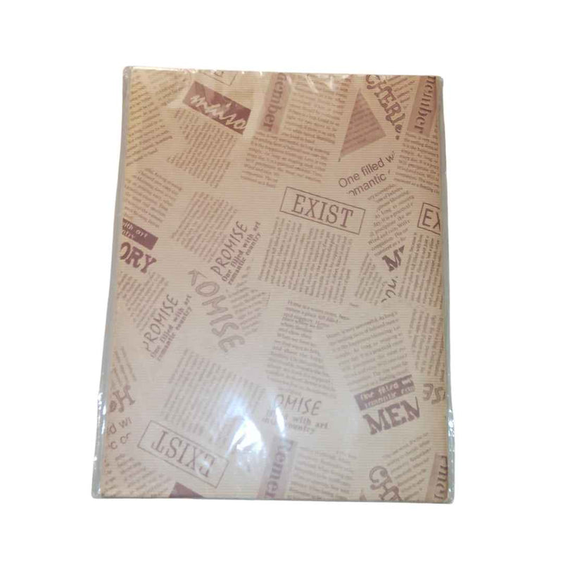 Burger wrap wax paper – vintage printed greaseproof sheets – 50 pieces – cupindy