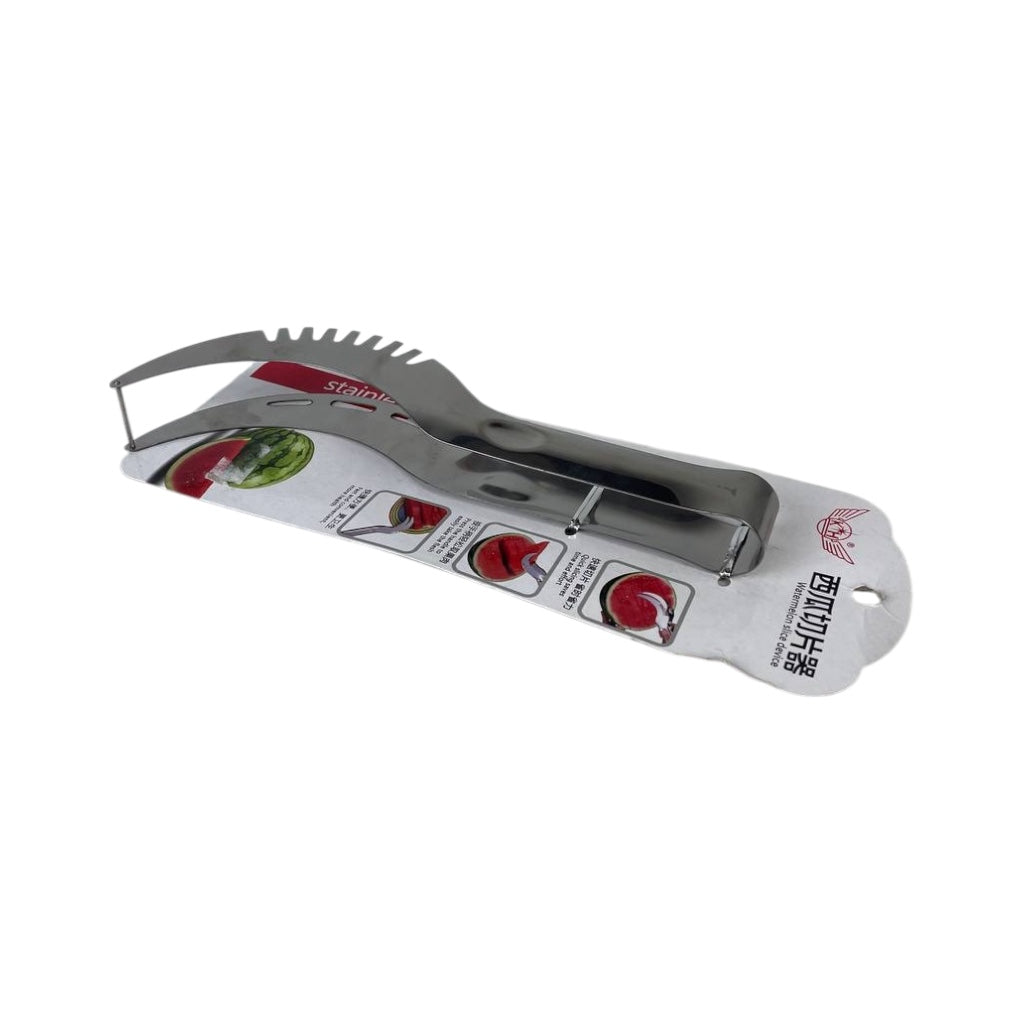 Serrated vegetable peeler on a white background