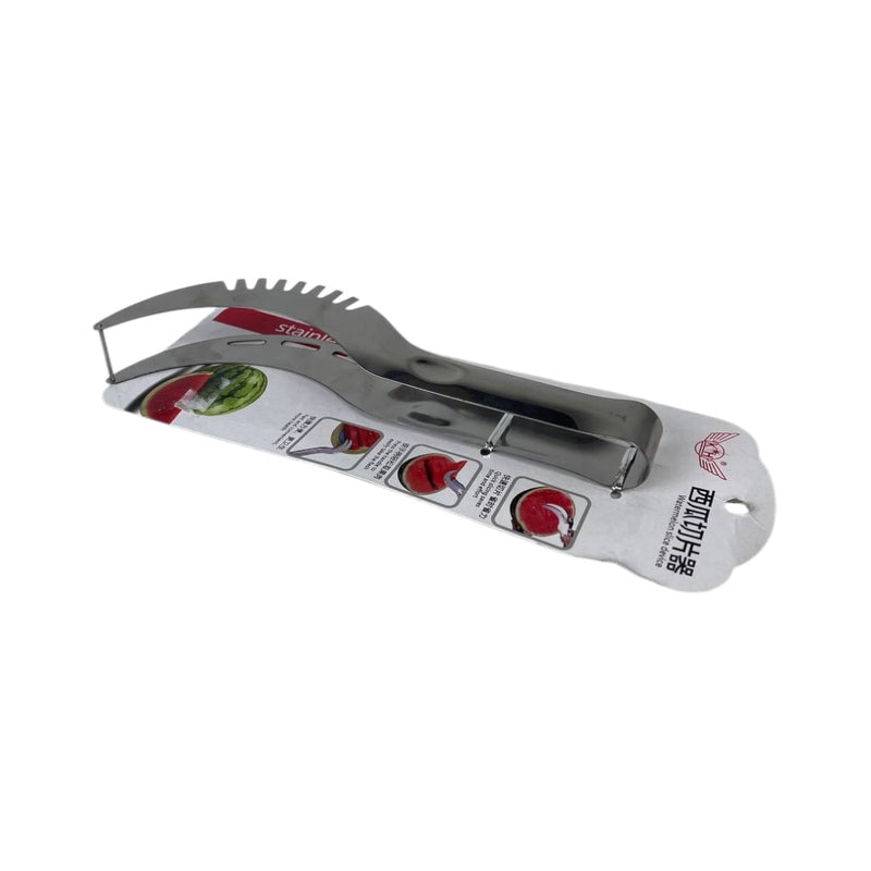 Serrated vegetable peeler on a white background