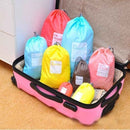 Handy pouch set for neatly packing clothes and personal items