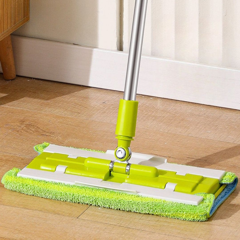 Stainless steel handle mop with washable microfiber pad | Cupindy