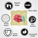 Table coaster made of wood with rubber anti-scratch base