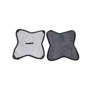 Reusable X-shape microfiber mop pad replacement for 4-head rotating mop