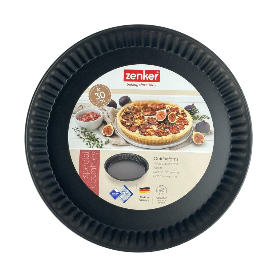 Zenker Cookware Zenker Quiche And Tart Pan 30cm With Non-Stick Coating For Professional ...