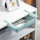 Expandable Adjustable Multipurpose Fridge Storage Basket Under Shelf Fridge Organizer Rack Space Saver Refrigerator Sliding Drawers - Cupindy