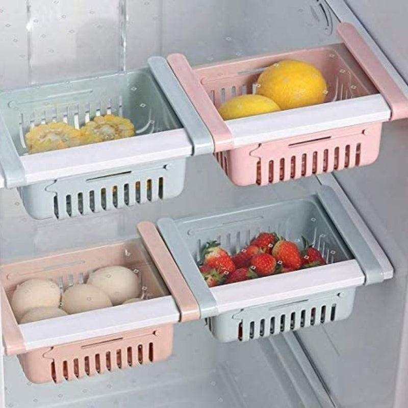 1 Pc Refrigerator Shelf Partition Drawer Kitchenware Refrigerator Storage Box - Cupindy