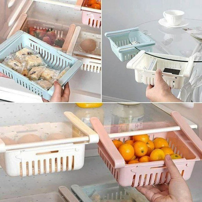 1 Pc Refrigerator Shelf Partition Drawer Kitchenware Refrigerator Storage Box - Cupindy