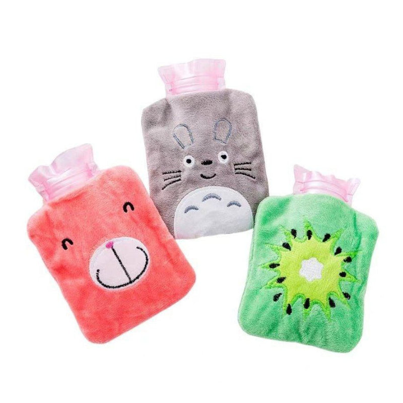 1 Piece hot Water Bottle With Cartoon Graphics Cover - Cupindy