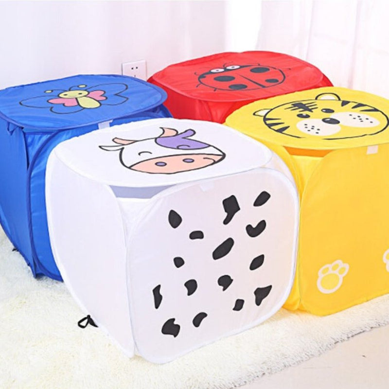 1 Piece Laundry Basket Portable Quartet Laundry Basket Waterproof - Cupindy
