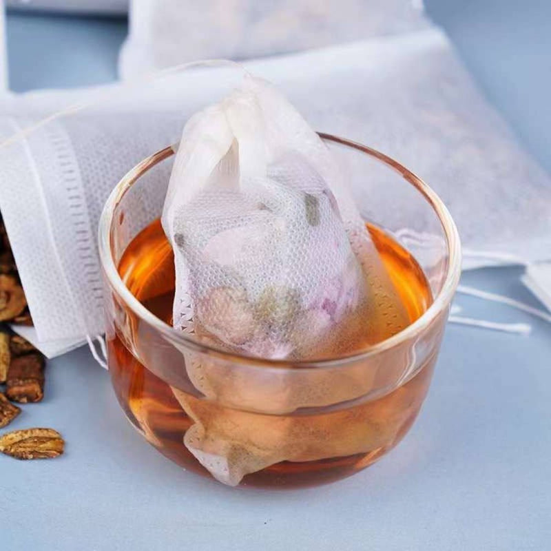 100 practical disposable empty teabags.