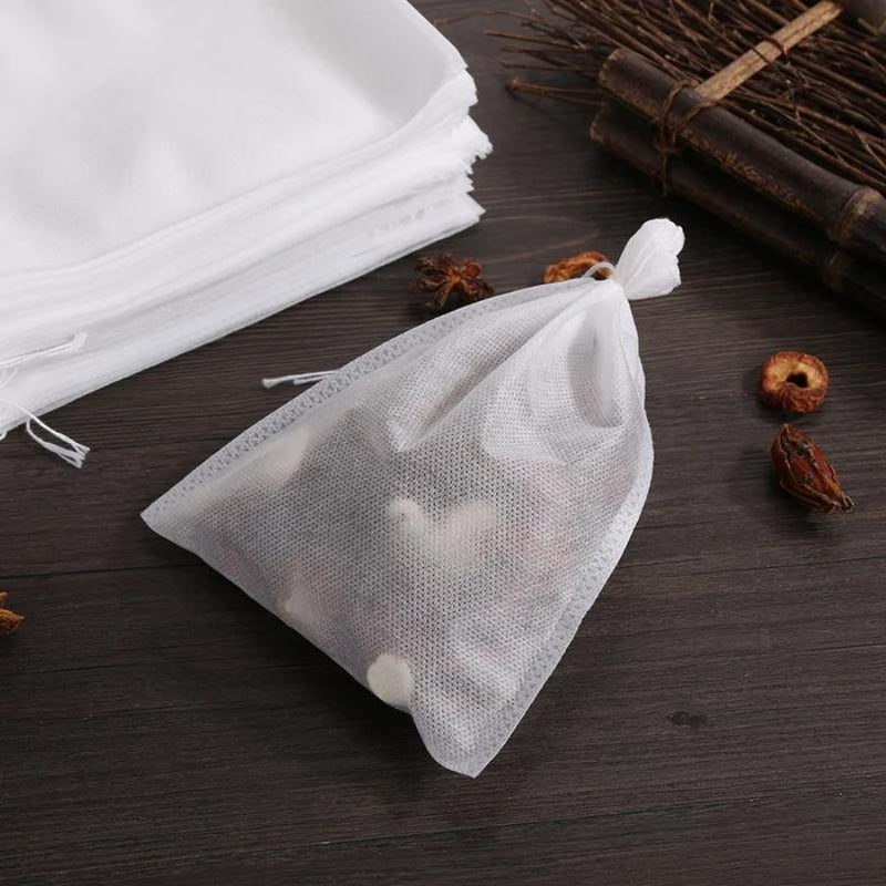 100Pcs Practical Empty Teabags Disposable - Large - Cupindy