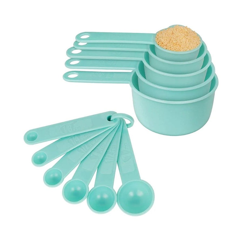 10pcs Plastic Measuring Cup and Measuring Spoon Set - Cupindy